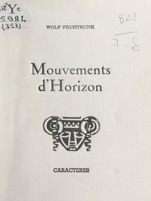 cover image of Mouvements d'horizon